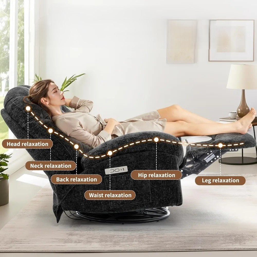 Next Level Relaxing Electric Rotating Durable Rocking Chair